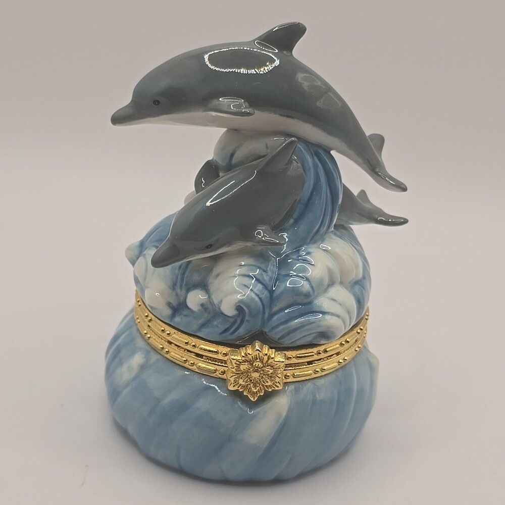 The San Francisco Music Box Co "Under The Sea" Trinket Musical Box - Working